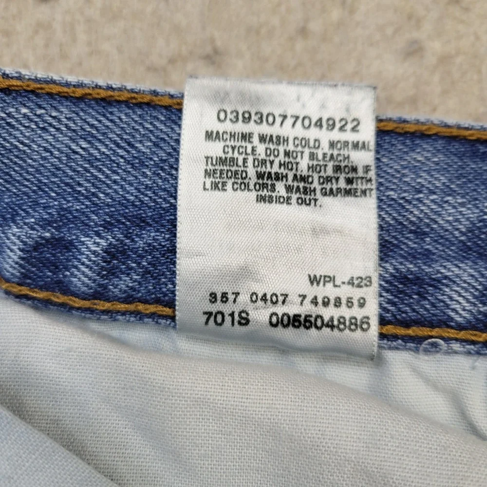 Levi's 550 Jeans Mens 36x34 (Tag 36x36) Blue Denim‎ Relaxed Straight Vintage Y2K